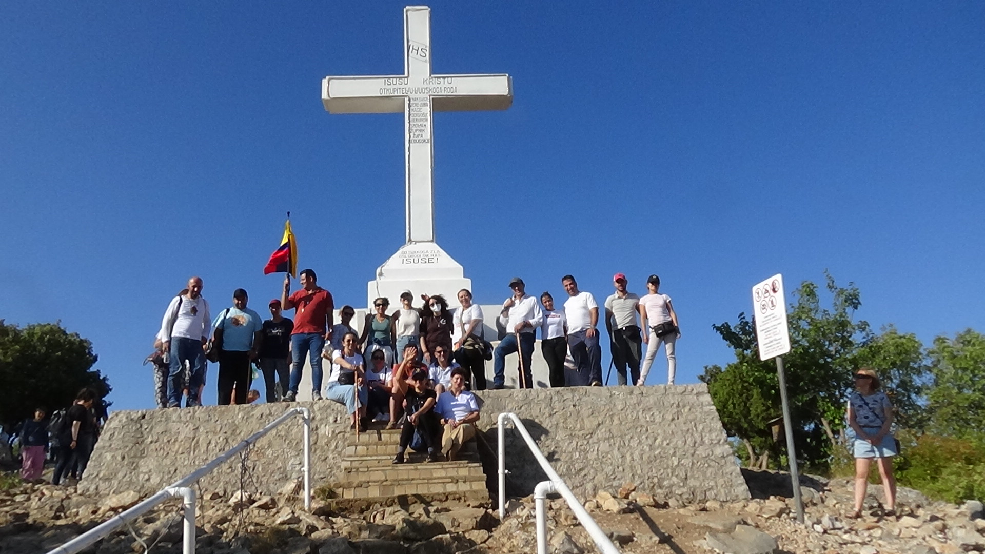Peregrinos en monte Krizavac Sept 2021